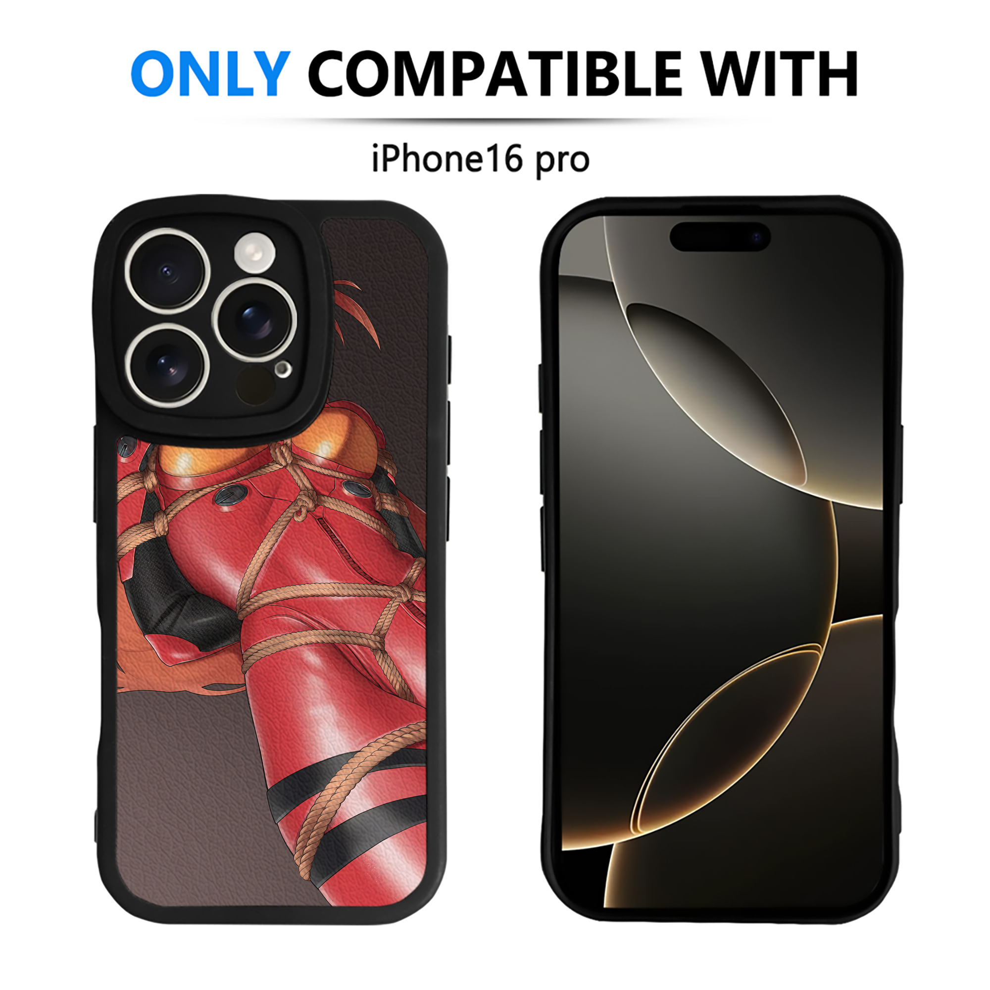 （画像用） EVA 新世紀エヴァンゲリオン 【iPhone 16シリーズ対応】シリコンスマホケース（レザー調） 材質：シリコン